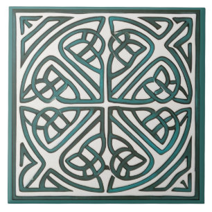 Irish Celtic Knot Keramik Tile Fliese