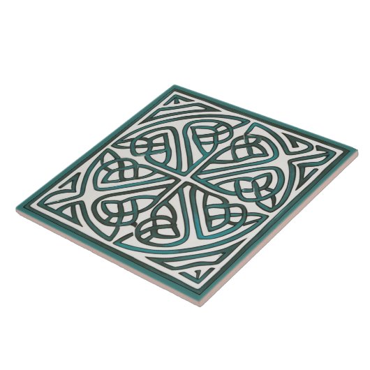 Irish Celtic Knot Keramik Tile Fliese (Seite)