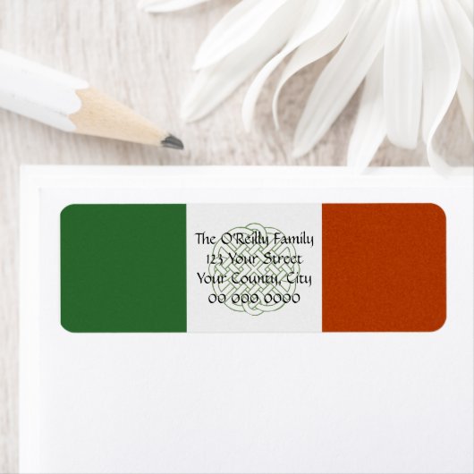 Irish Celtic Knot Return Address Label (Insitu)