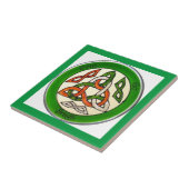 Irish Celtic Knot Triangle Design Keramik Tile Fliese (Seite)