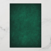 Irish Celtic St Patricks Wedding Folieneinladung (Rückseite)