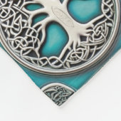 Irish Celtic Tiles Fleecedecke (Ecke)