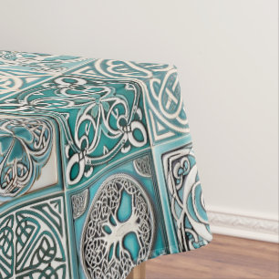 Irish Celtic Tiles Tischdecke