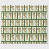 Irish Celtic Trinity Knot Angel Geschenkpapier (Flach)