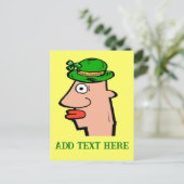 Irish Channel Head Postcard Postkarte (Stehend Vorderseite)