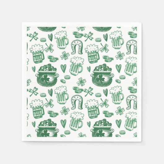 Irish Charm Paper Party Napkins Serviette (Vorderseite)
