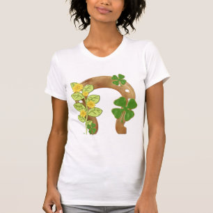 Irish Charm Whimsical 2 Side Erwachsene T-Shirt