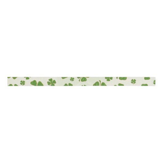 Irish Charm Whimsical St Patrick's Day Ripsband (Vorderseite)