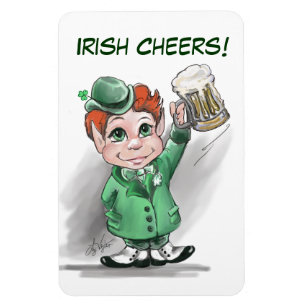 Irish Cheers! Flexfähiges Magnet