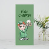 Irish Cheers! Lesezeichen (Stehend Vorderseite)