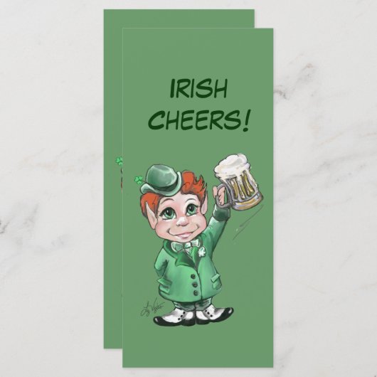 Irish Cheers! Lesezeichen (Vorne/Hinten)