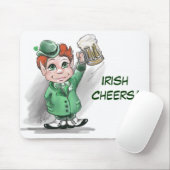 Irish Cheers! Mousepad (Mit Mouse)