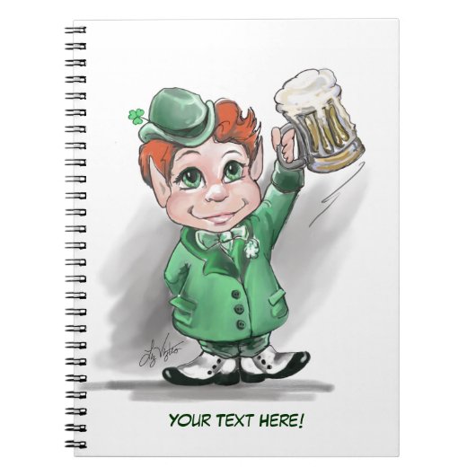 Irish Cheers! Notizbuch Notizblock (Vorderseite)