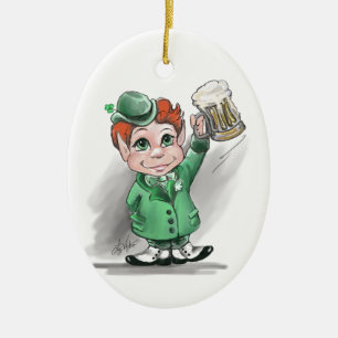 Irish Cheers! Oval Ornament