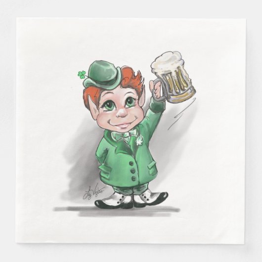 Irish Cheers! Paper Napkin Serviette (Vorderseite)