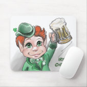 Irish Cheers! Portrait Mousepad (Mit Mouse)