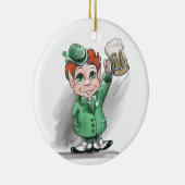 Irish Cheers! Round Ornamnet Keramik Ornament (Rechts)