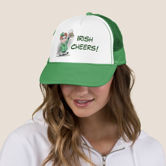 Irish Cheers! St Patrick's Day Hat Truckerkappe (Beispiel)