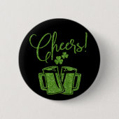 Irish Cheers St. Patricks Day Party Button (Vorderseite)