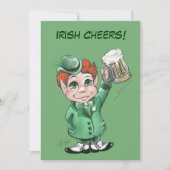 Irish Cheers! St.Patrick's Day-Party Einladungen (Vorderseite)