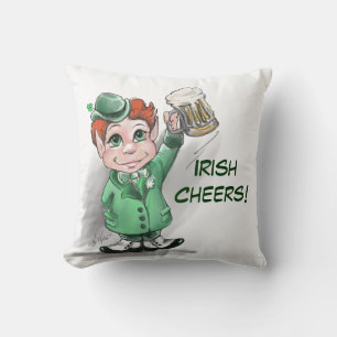 Irish Cheers! St. Patrick's Day Pillow Kissen