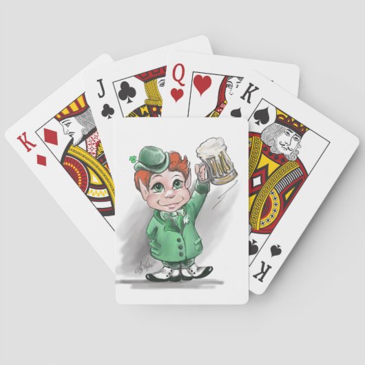 Irish Cheers! St Patrick's Day Playing Cards Spielkarten (Rückseite)