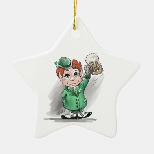 Irish Cheers! Star Ornament (Vorne)