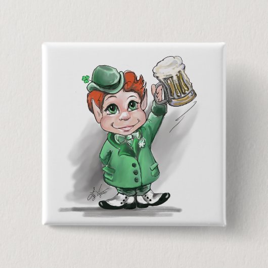 Irish Cheers! Taste St Patrick's Day Button (Vorderseite)