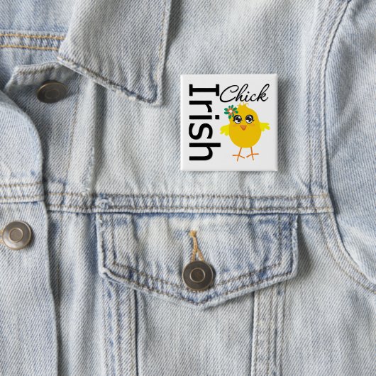 Irish Chick Button (Beispiel)