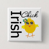Irish Chick Button (Vorderseite)