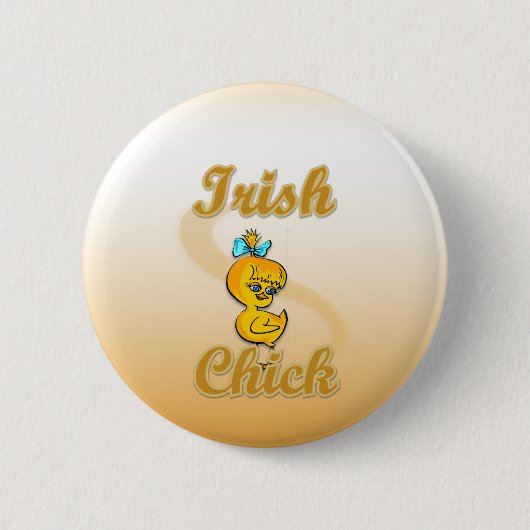 Irish Chick Button (Vorderseite)