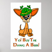 Irish Chihuahua Poster (Vorne)