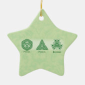 Irish Christlich Friends Segen Keramik Ornament (Vorne)