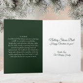 Irish Christmas Candle in Window Happy Christmas Karte