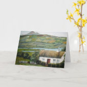 Irish Christmas Card, Mayo, Irland Karte (Gelbe Blume)