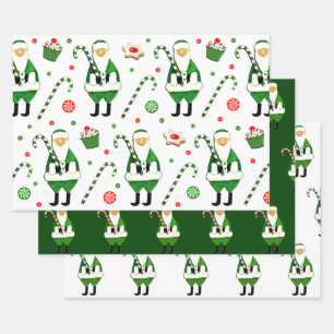 Irish Christmas Gift Geschenkpapier Set