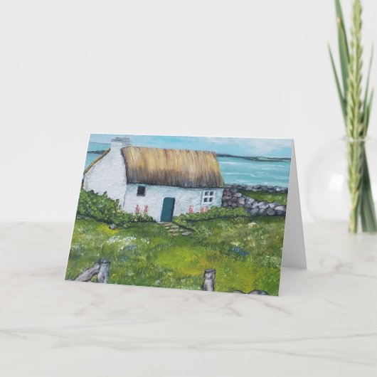 Irish Christmas Grußkarte Feiertagskarte (Vorderseite)