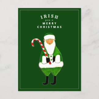 Irish Christmas Grußkarte Feiertagspostkarte