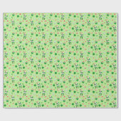 Irish Christmas Holiday Geschenk Geschenkpapier (Flach)