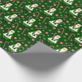Irish Christmas Holiday Geschenk Geschenkpapier (Ecke)
