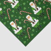 Irish Christmas Holiday Geschenk Seidenpapier (Ausschnitt)