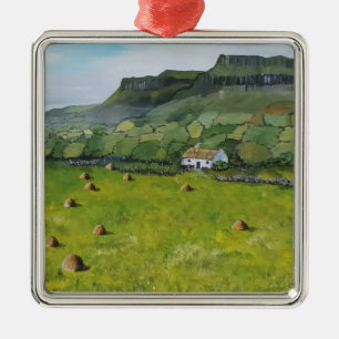 Irish Christmas Ornament Holiday Ireland Aus Metall