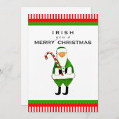 Irish Christmas Party Einladungen (Vorne/Hinten)