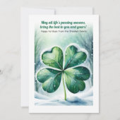 Irish Christmas Segen Personalisiert Feiertagskarte (Vorderseite)