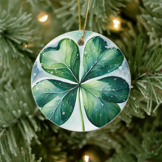 Irish Christmas Segen Personalisiert Keramik Ornament (Baum)