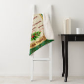 Irish Christmas Sessing w/Irish National Tartan Sherpadecke (Beispiel)