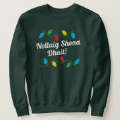 Irish Christmas Sweater Sweatshirt (Design vorne)