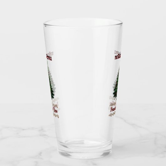 Irish Christmas Tree w/Kleeblatts Personalisiert Glas (Rechts)