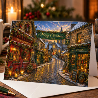 Irish Christmas Village Irland Weihnachten Urlaub Karte
