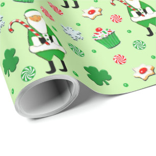 Irish Christmas Wrapping Paper Geschenkpapier
